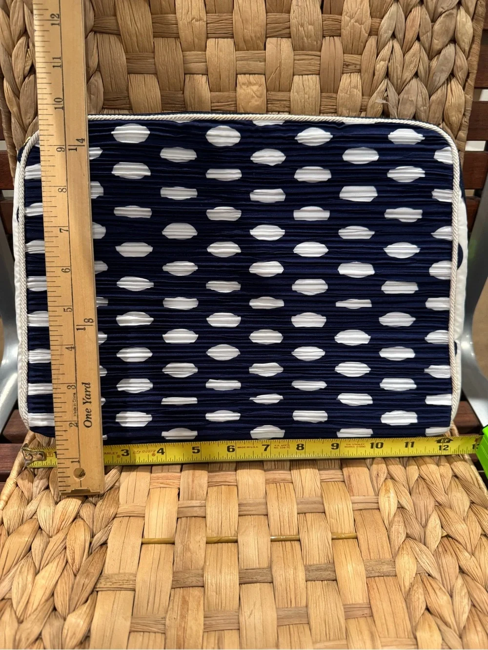 Christian Dior Travel Pouch Set Makeup Cosmetic Toiletry Bags Blue & White
